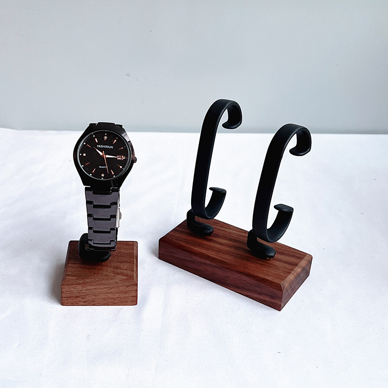 Soporte de madera para reloj e - Jewelry And Watches Inc reseña y precio