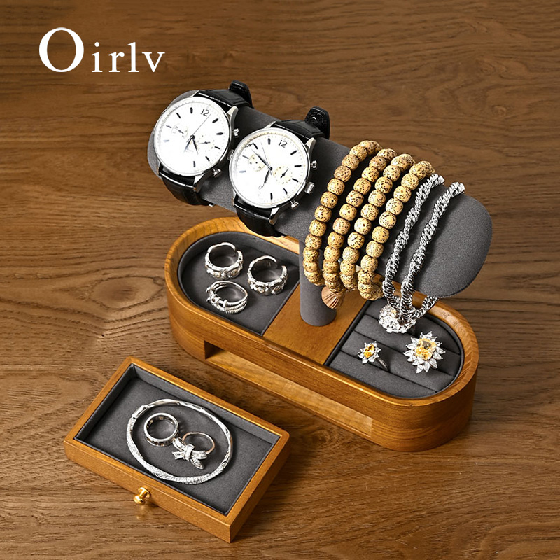 Oirlv-estante organizador de r - Watch Display Box reseña y precio