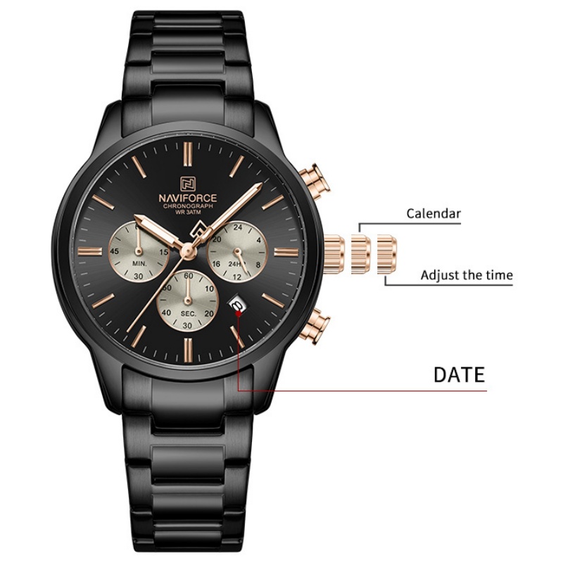 Reloj Cronógrafo de Cuarzo NAV - Watch Display Box reseña y precio