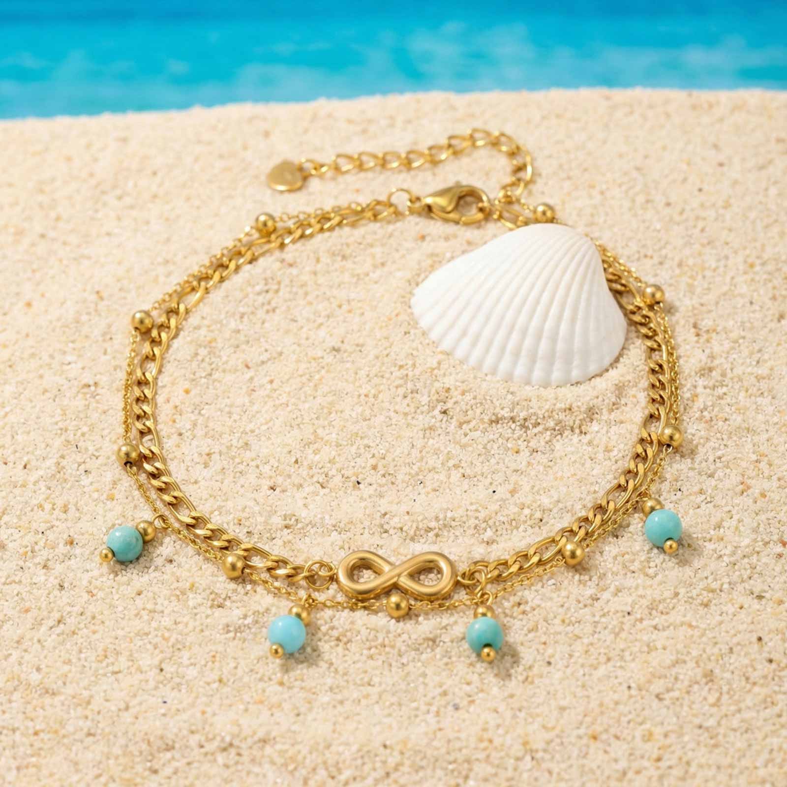 Vnox Nueva Tobillera Boho de D - Jc Jewelry & Watches Photos reseña y precio