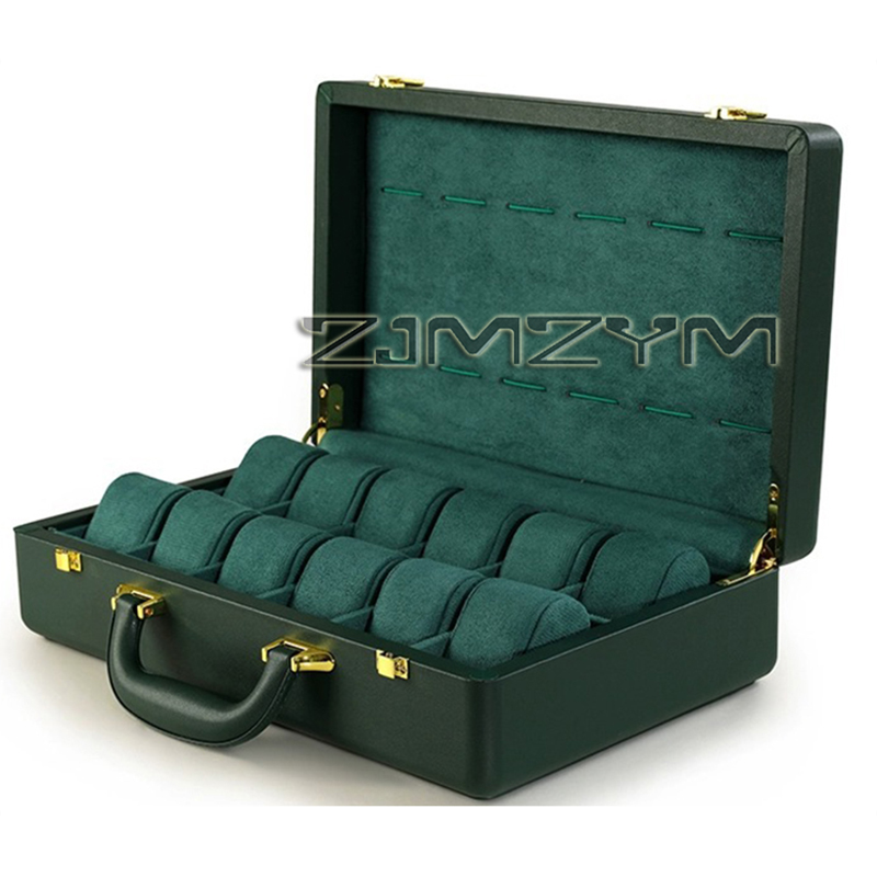 Caja para 12 Relojes, Estuche  - Watch Display Box reseña y precio