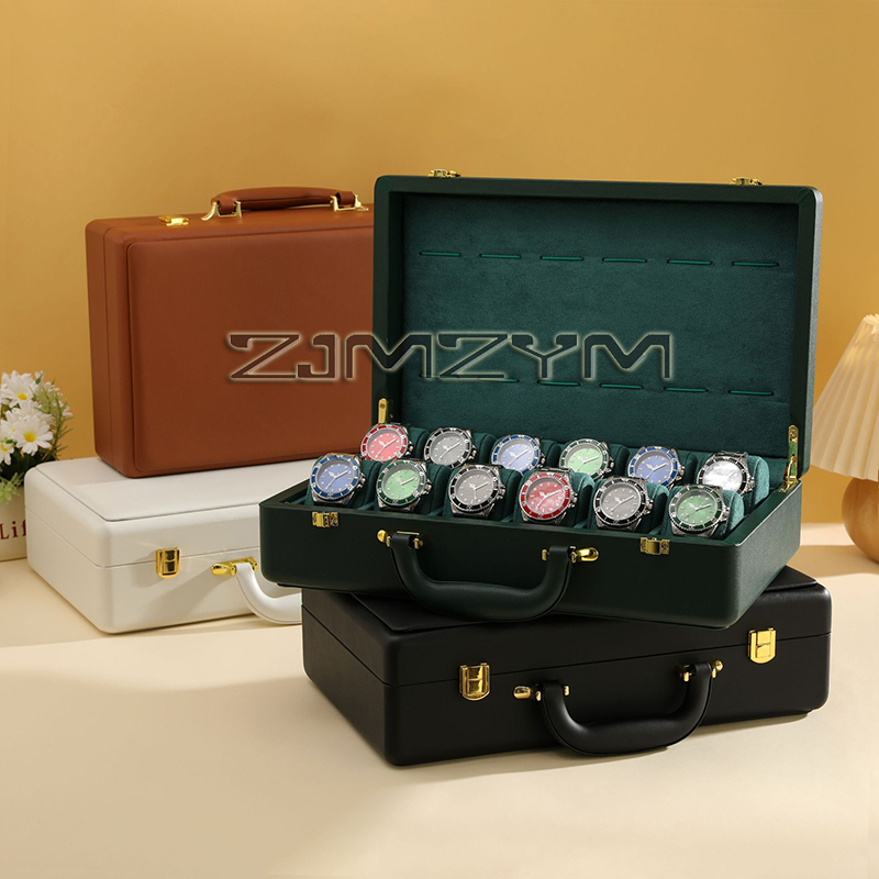 Caja para 12 Relojes, Estuche  - Watch Display Box reseña y precio